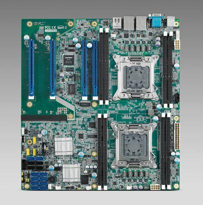 Server-grade motherboard with Intel multicore Xeon processors