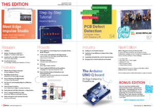 Edge Impulse Guest Edition Table of Contents