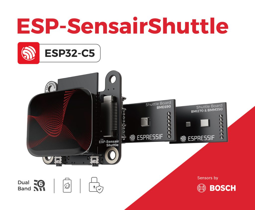 ESP-SensairShuttle Sensor Platform (ESP32-C5)